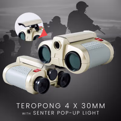Scope Teropong Binocular Telescope Outdoor 4x30 - JYW-1226 - Golden