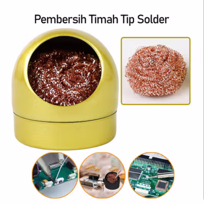 BGA Pembersih Timah TIP Solder Welding Head Cleaning - Golden