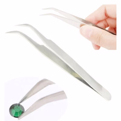 LAIWANG Pinset Siku Stainless Steel Laboratorium - TS-15 - Silver