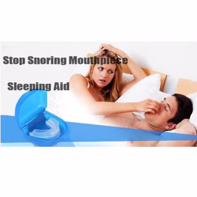 InniFun Alat Bantu Stop Dengkur Snoring Solution Mouthpiece - BC003 - Blue