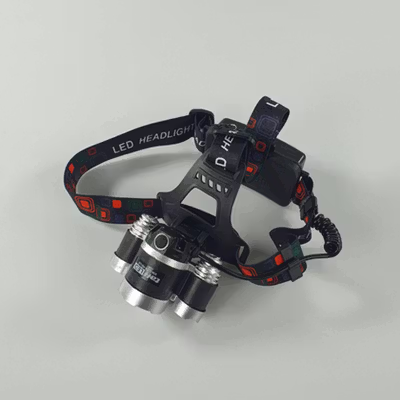 TaffLED Power Headlamp 3 LED 5000 Lumens Cree XM-L T6 - HD-LD - Black
