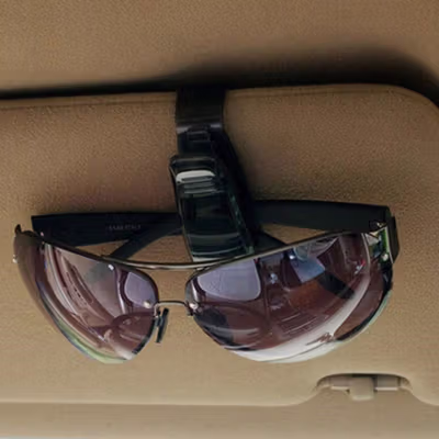 VINID Vehicle Mounted Sunglasses Clip Gantungan Kacamata - QF-1301 - Black