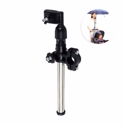 Alloet Holder Payung Multifungsi Sepeda Stroller Kereta Bayi - HTC19 - Black