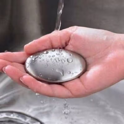 Steel Soap Sabun Cuci Tangan Stainless - HW071 - Silver