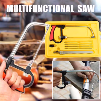 MAGIC SAW Gergaji Tangan Multifungsi Set Pemotong Kayu Besi - Yellow