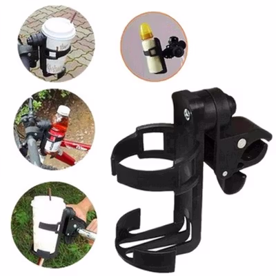 Holder Botol Minum Sepeda Stroller Bayi Rotatable Bike Bottle Cage - R2229 - Black
