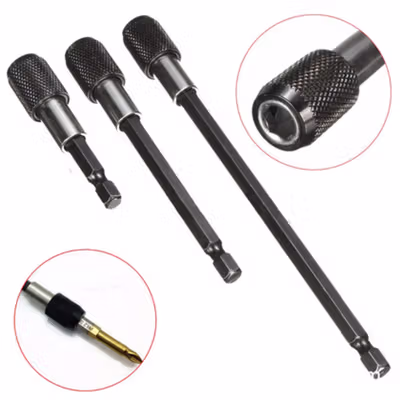 Obeng Hexagon Extension Rod Self Locking Post 3 PCS - HT43401-3P - Black