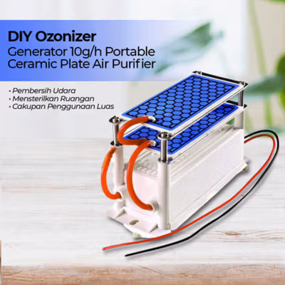 Taffware DIY Ozone Generator 10g/h Portable Ceramic Plate Air Purifier - VO100 - White