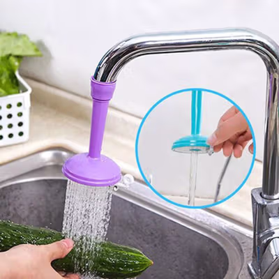 Alloet Kepala Keran Sprayer Flexible Kitchen Faucet Extender - F43701-B - Multi-Color