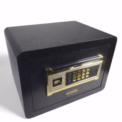 TaffGUARD Kotak Brankas Hotel Safety Anti-Theft Box Password - EB80 - Black