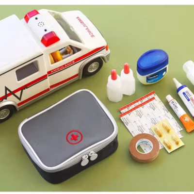 Tas Travel Obat P3K Medical First Aid Kit - XC115 - Gray