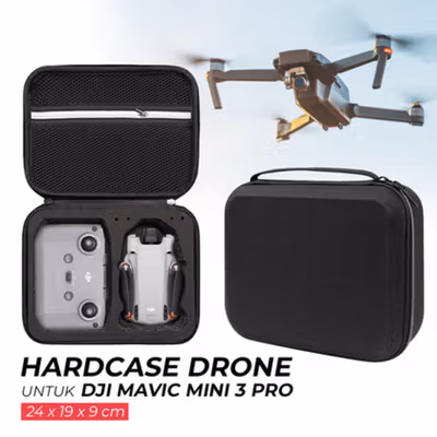 Tas Handbag Hardcase Drone untuk DJI Mavic Mini 3 Pro - SC104 - Black