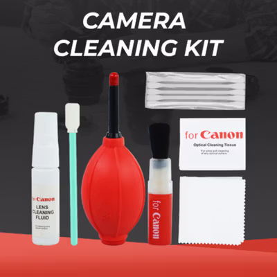 TaffSTUDIO Set Pembersih Kamera DSLR Mirrorless Camera Cleaning Kit - W346 - Red