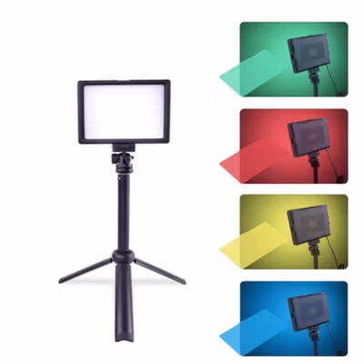 SLF Lampu Kamera Studio LED Portable Flat Panel Fill Light 15W - LPL-01 - Black