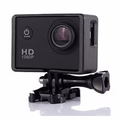 Plastic Side Frame Case for SJCAM SJ4000 EKEN H9 H9R Pro Action Camera - Black