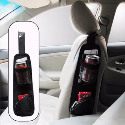 VODOOL Tas Gantung Kursi Mobil Car Seat Side Storage - E200 - Black