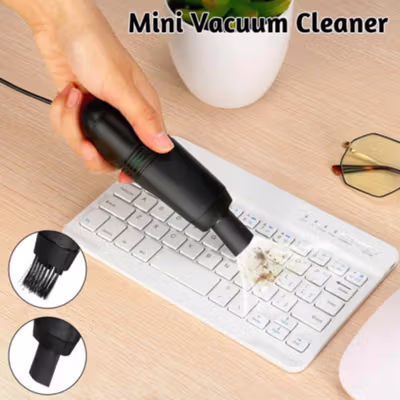HARKO Mini Vacuum Cleaner USB Pembersih Debu Keyboard - FD-368 - Black