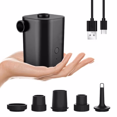 Onlynana Pompa Angin Mini Electric Air Pump Vacuum 25W 2500mAh - WST-309 - Black