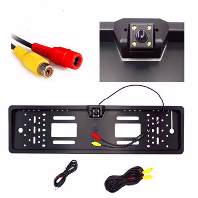 VODOOL Frame Pelat Nomor Polisi Kamera Belakang Mobil - JX9488 - Black
