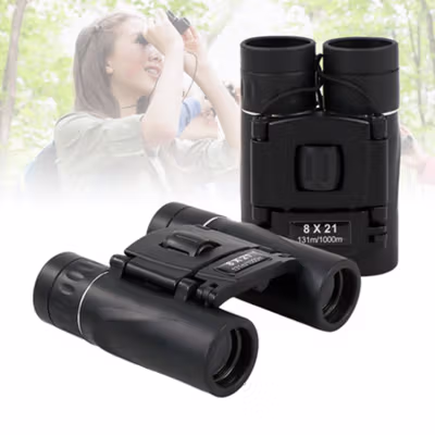 APEXEL Teropong Binoculars Compact Zoom 8x21 - APS-8X21 - Black