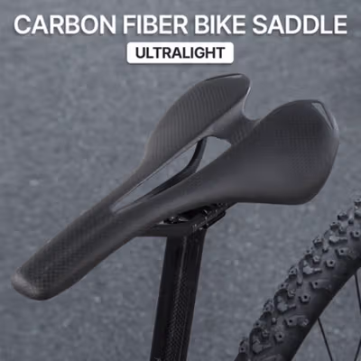 Wildside Jok Sadel Sepeda Bike Saddle Carbon Fiber Ultralight 112g - FX10 - Black