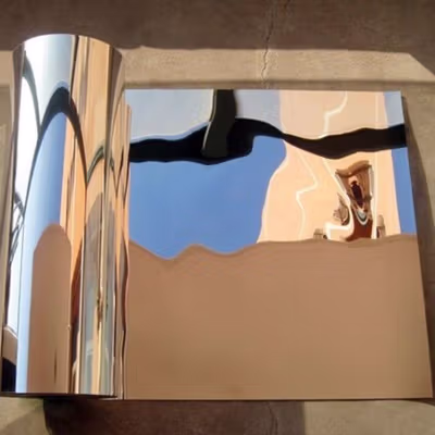 SOLEDI Sticker Dekorasi Dinding Reflection Mirror PVC 50x100cm - SL02 - Silver