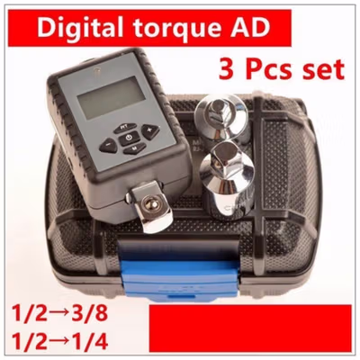 MXITA Digital Torque Adaptor Wrench 1/2 Inch 2-200Nm Ban Mobil - MT2-200Nm - Black