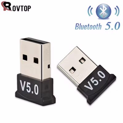 Rovtop Mini Bluetooth 5.0 Receiver Dongle - ROV-408 - Black