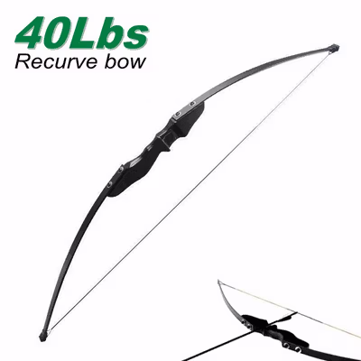 Busur Panah Powerful Recurve Archery Bow 40Lbs - 36215 - Black