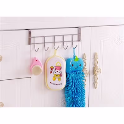 DIVV Gantungan Organizer Rak Dapur 5 Hook - I163 - Silver