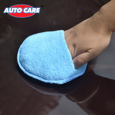 Kongyide Auto Care Kain Microfiber Mobil Model Bundar - EM0181 - Blue