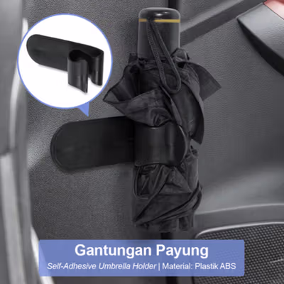 CHIZIYO Gantungan Payung Umbrella Hook Holder Self-Adhesive - A220 - Black