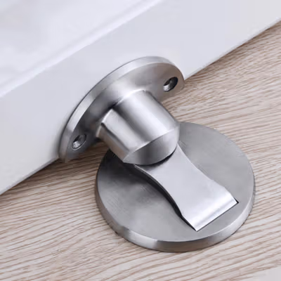 TaffHOME Penahan Pintu Anti-Collision Magnetic Door Stopper - KAK-883 - Silver