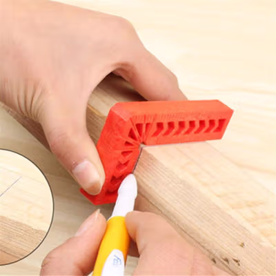 DURATEC Corner Clamp Penjepit Sudut Frame Kaca Kayu Angle 90 Derajat 3 Inch - 867 - Red