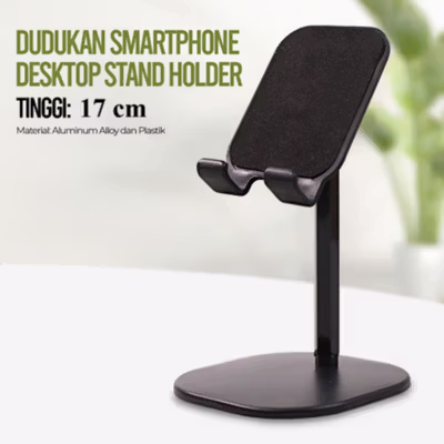 AIEACH Dudukan Smartphone Desktop Stand Holder 17cm - K2 - Black