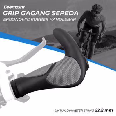 BENGGUO Handgrip Sepeda Universal Tutup Setang Anti Slip Handlebar - BPG-111 - Black