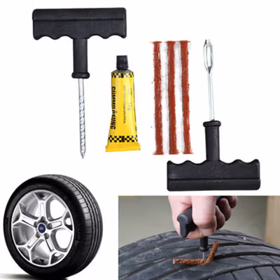 OTOHEROES Peralatan Tambal Ban Mobil Sepeda Motor Tubeless - KBTB02 - No Color
