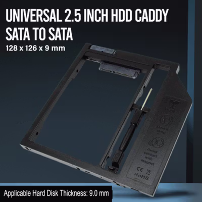 Universal 2.5 Inch HDD Caddy SATA to SATA - TSR126 - No Color