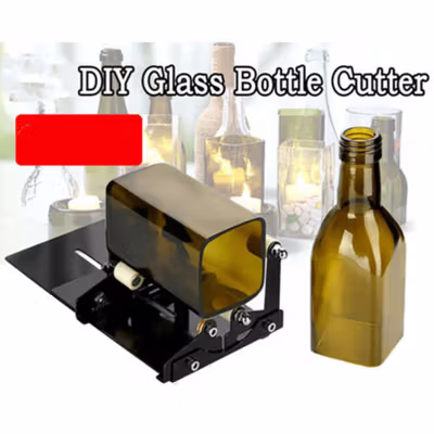 KMOON Pemotong Botol Kaca Glass Bottle Cutter DIY Tool - NETI2 - Black