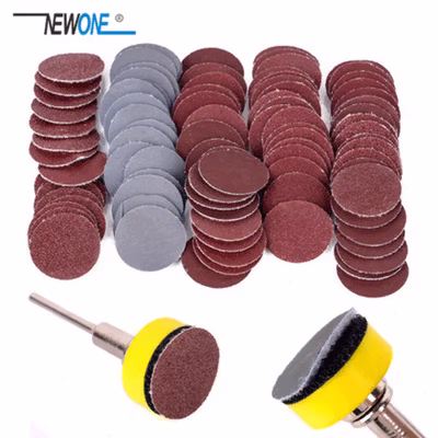 NEWONE Mata Bor Polishing Fiber Wheel Sanding Disc 100 PCS - NEW-1511 - No Color