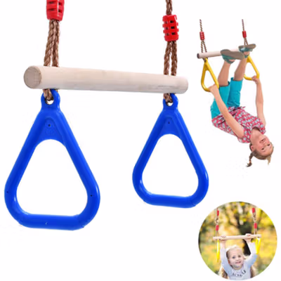COOLPLAY Mainan Pull Up Anak Children Rope Swing Outdoor Playground - WS-2108 - Blue