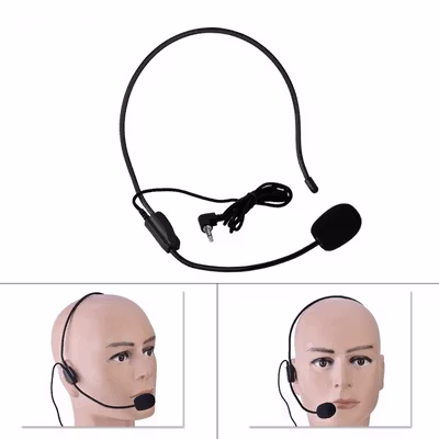 TaffSTUDIO Microphone Style Call Center Omnidirectional 52dB - MF03 - Black