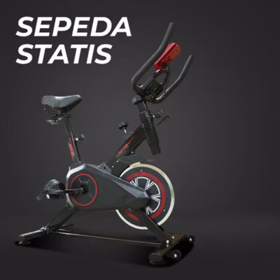 L-Felton Sepeda Statis Spinning Bicycle Exercise Indoor Gym Bike - LF110 - Black