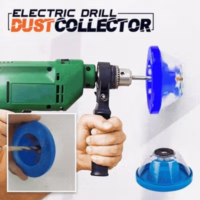 Taffware Pelindung Anti Debu Cover Bor Drill Dust Collector Ash Bowl - SOJ19 - Blue