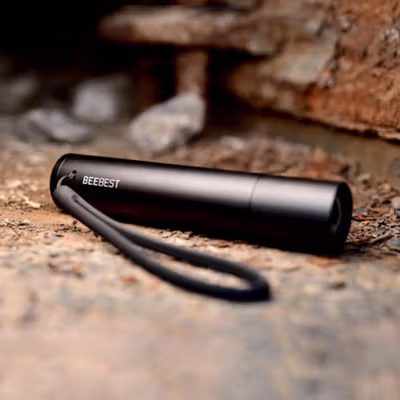 BEEBEST Senter LED Outdoor Rechargeable Waterproof IPX6 1000 Lumens - FZ101 - Black