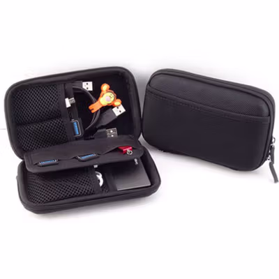 GHKJOK HDD Case Bag Protection Organizer Multifunction - GH1310 - Black