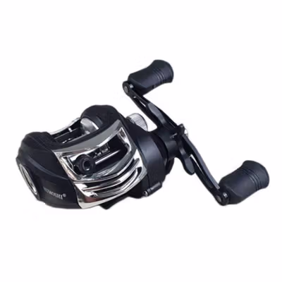 YUMOSHI Reel Pancing Baitcasting 18+1 Ball Bearing 7.2:1 Left Hand - AK201 - Black