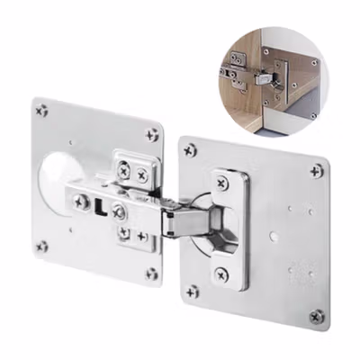 LOYOCA Hinge Pintu Repair Cabinet Furniture Drawer Door - CD302 - Silver