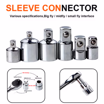 DDSKY Konverter Kepala Kunci Pas 6 PCS - DD14 - Silver