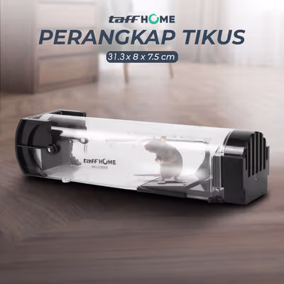 TaffHOME Jebakan Perangkap Tikus Mousetrap Cage - HU1999 - Black